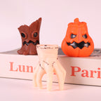 Halloween Glow Pumpkin Lantern Skull Hand Stump Decorative Ambient Light Creative Night Light Party Prop