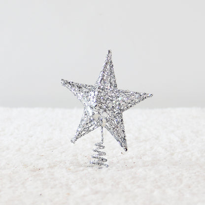 Christbaumspitze Stern aus Metall – Ansicht 8