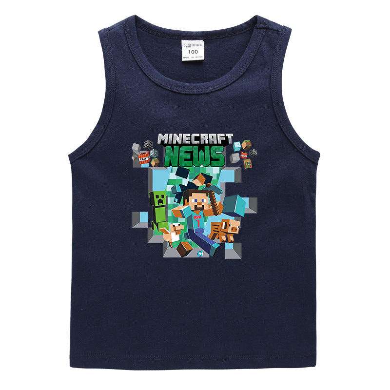 Children's vest cotton base shirt