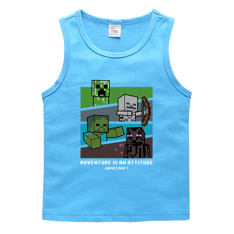 Children's vest cotton base shirt