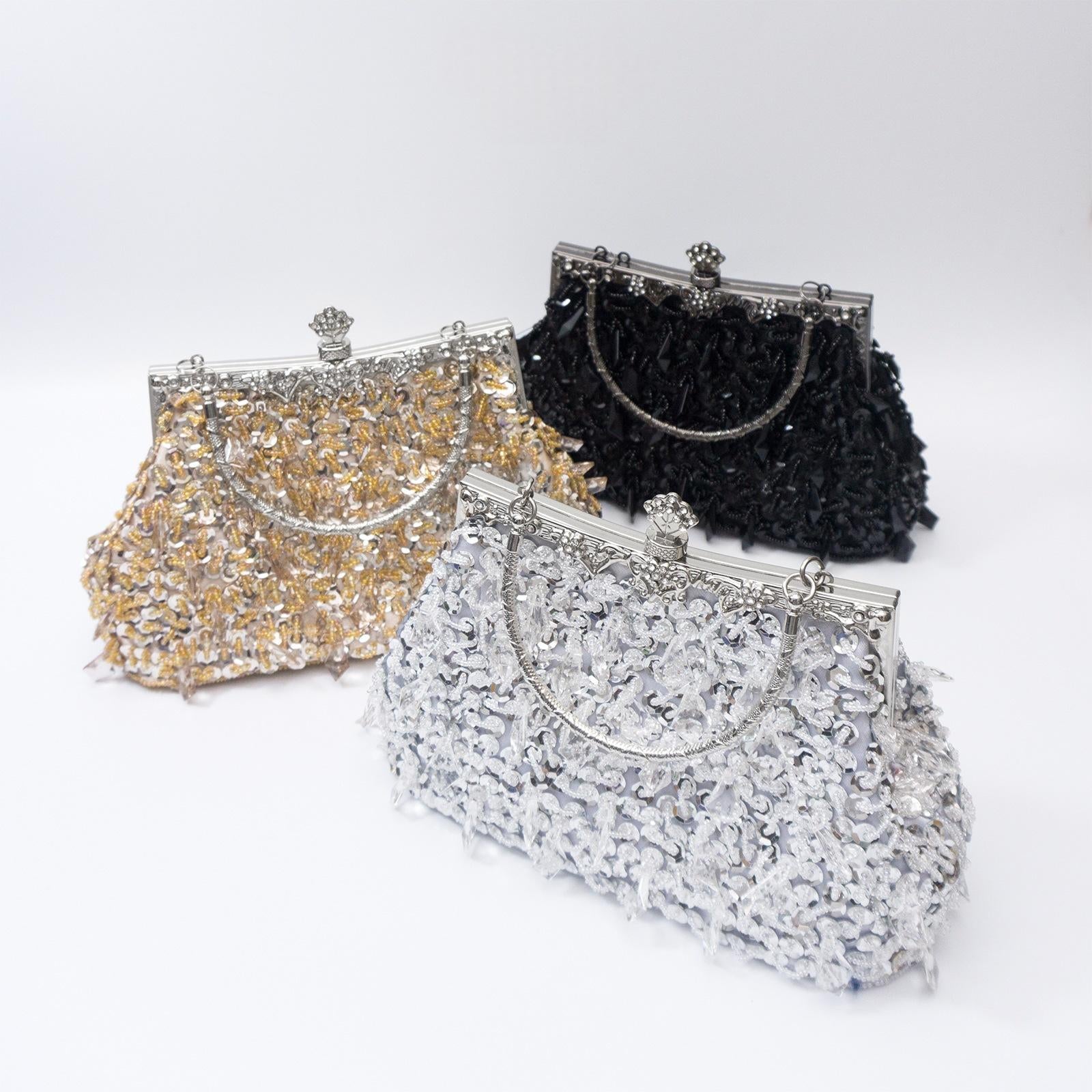 Quasten-Handtasche mit Münzfach