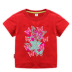 Children's summer short sleeved T-shirt