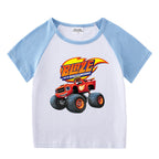 Children's summer short sleeved T-shirt
