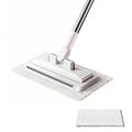 SOPAMI Disposable Dust Mop, Hands-Free Wet Dry Floor Cleaning Mop, Lazy Household Floor Cleaner with Replaceable Non-Woven Cleaning Pads for Home Hardwood Floors, Tile Floors