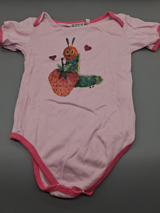Rosa Eric Carle Kurzarmbody in Größe 104