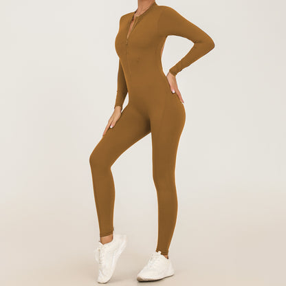 Yoga-Jumpsuit Herbst/Winter, langarm
