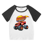 Children's summer short sleeved T-shirt