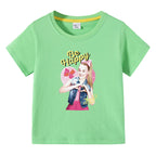 Children's summer short sleeved T-shirt