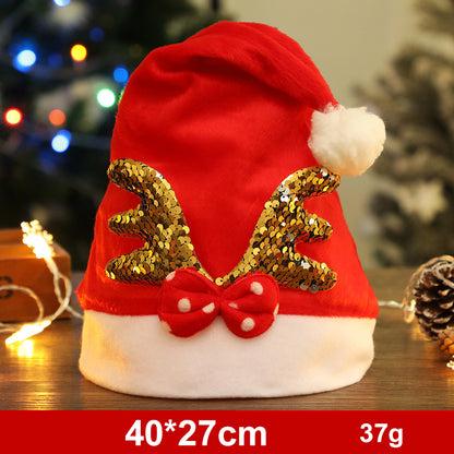 Weihnachtsmütze mit Schneemann, Elch oder Weihnachtsmann – Ansicht 27