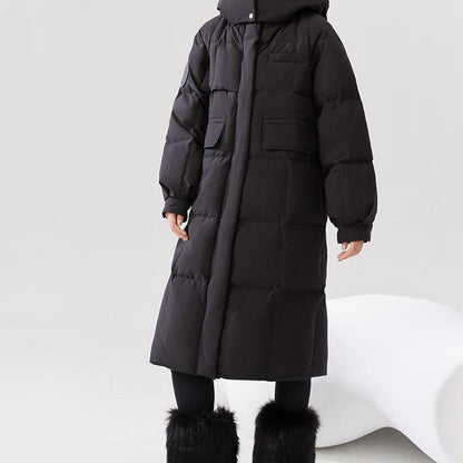 Langer wattierter Damen-Wintermantel – Bild 6