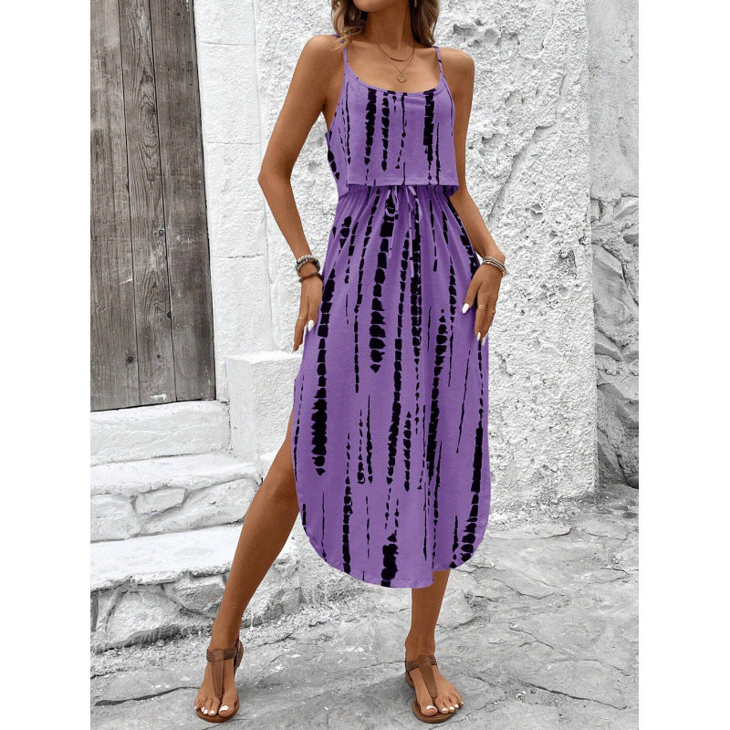 Bedrucktes Camisole-Kleid