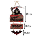 Halloween Door Hanging Decoration Pumpkin Bat Ornament for Halloween Party Decor