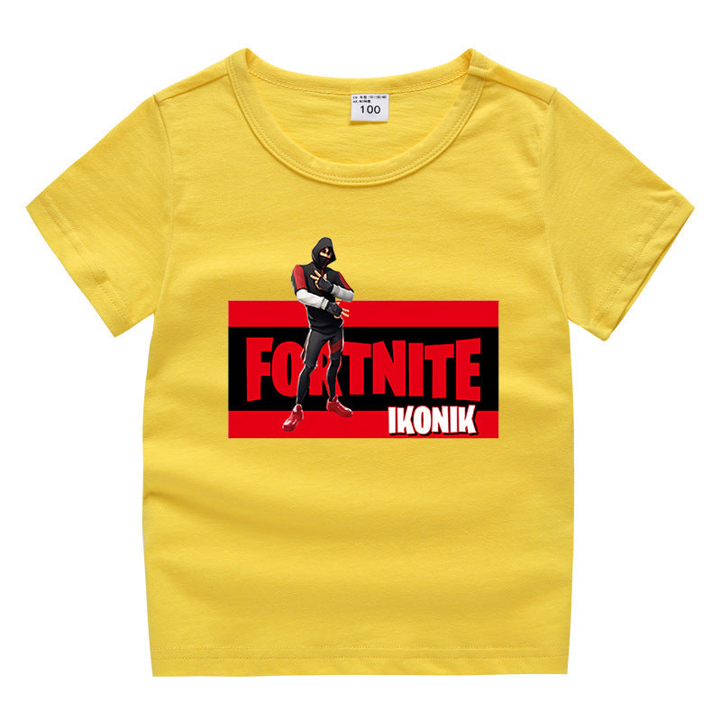 Children's summer short sleeved T-shirt