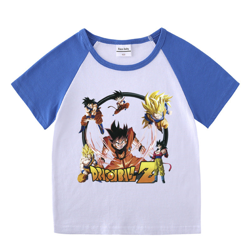 Children's summer clothing short sleeved