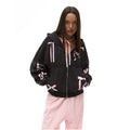 Basic Hoodie Damen Bogenprint