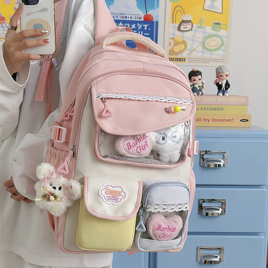 Stylischer Schulrucksack mit großer Kapazität