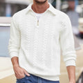 Basic Herren-Hoodie Halbzip