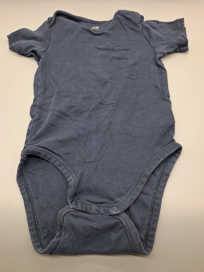 Dunkelblauer H&M Kurzarmbody in Größe 116