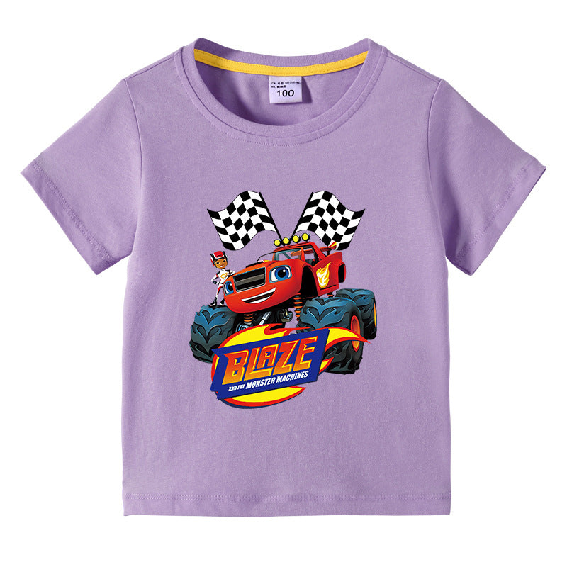 Children's summer clothing short sleeved T-shirt for men and women
