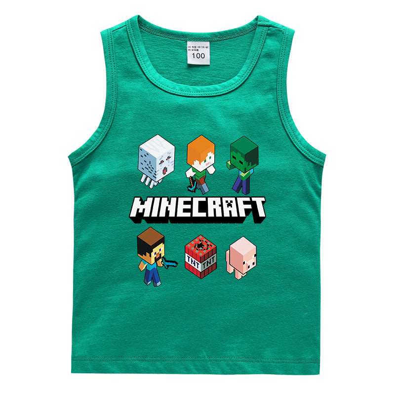 Children's vest cotton base shirt