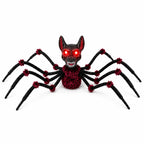 Halloween Spider Head Decoration Toy Prop for Home Decor, Hanging Ghost Pumpkin Light, Horror Decoration