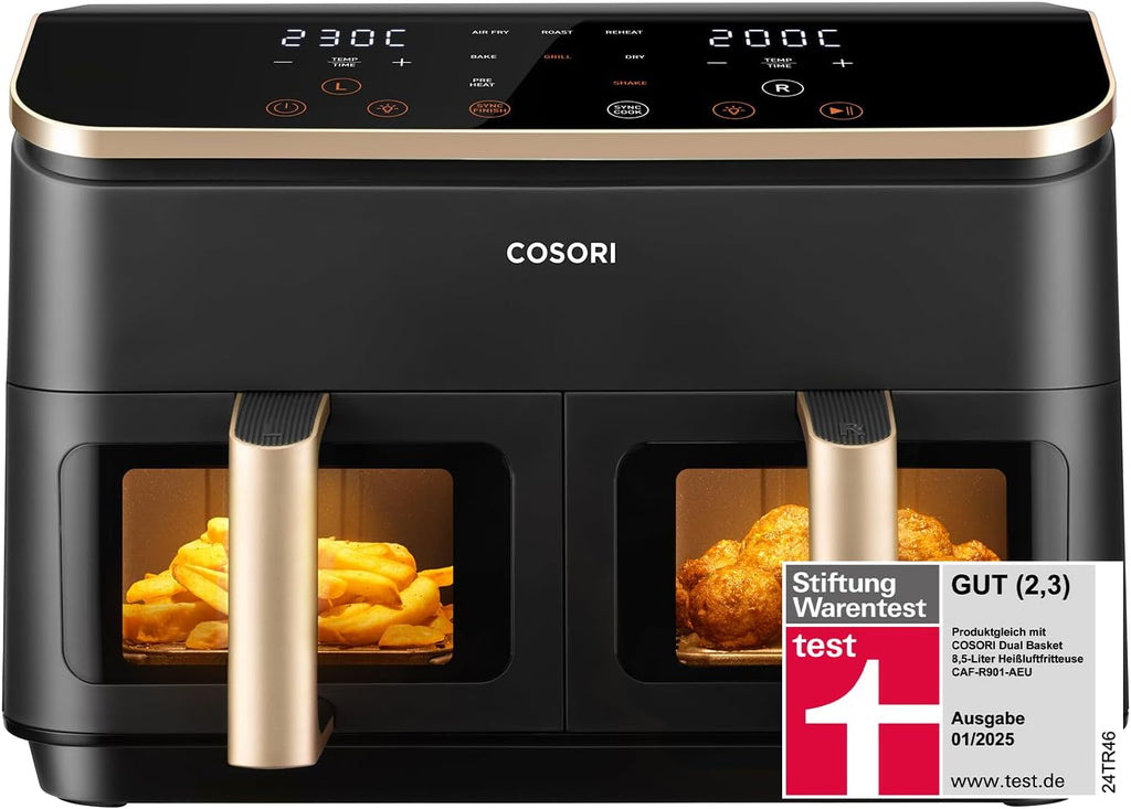Cosori Dual Zone Heissluftfritteuse 8.5L