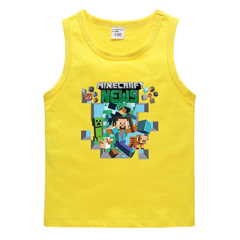 Children's vest cotton base shirt