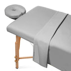 3-Piece Massage Table Sheet Set – Solid Color, Washable & Durable