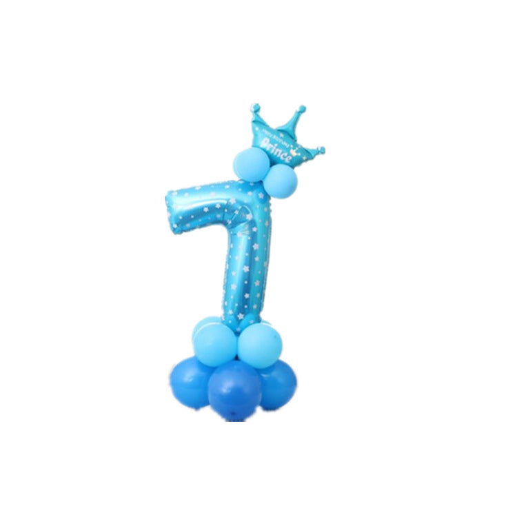 Zahlenballon aus Folie, 32 Zoll – Ansicht 17