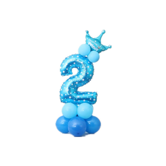 Zahlenballon aus Folie, 32 Zoll – Ansicht 2