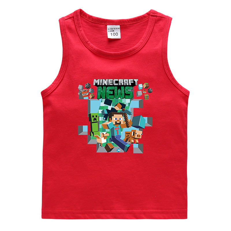 Children's vest cotton base shirt