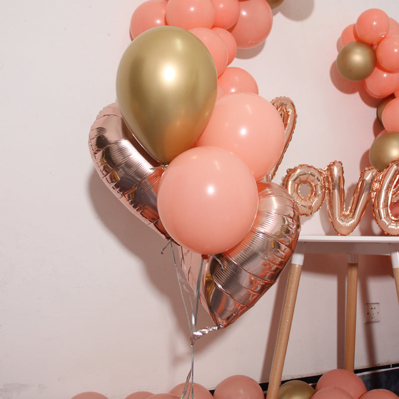 Ballon-Set in Pink fürs Hochzeitszimmer – Ansicht 4