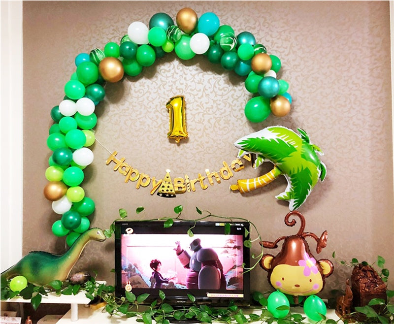 Dinosaurier Geburtstagsdeko-Set mit Ballons – Ansicht 8