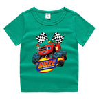 Children's summer short sleeved T-shirt