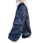 Boy's Casual Cargo Pants, StylishLoose Street Dance Children's Breathable Long Pants Trendy