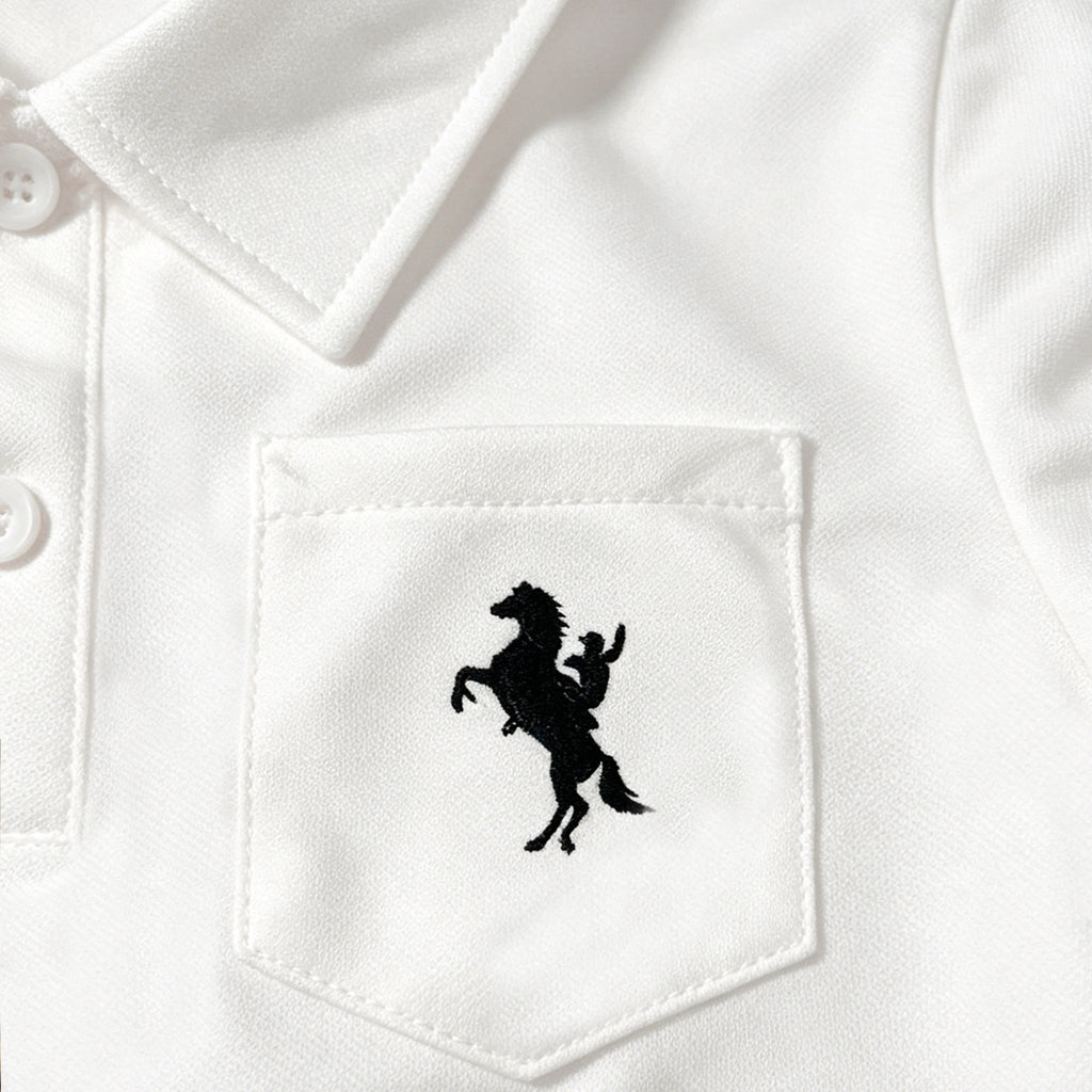 Kids Polo Shirt Set for Boys, Casual Sporty Short Sleeve T-Shirt