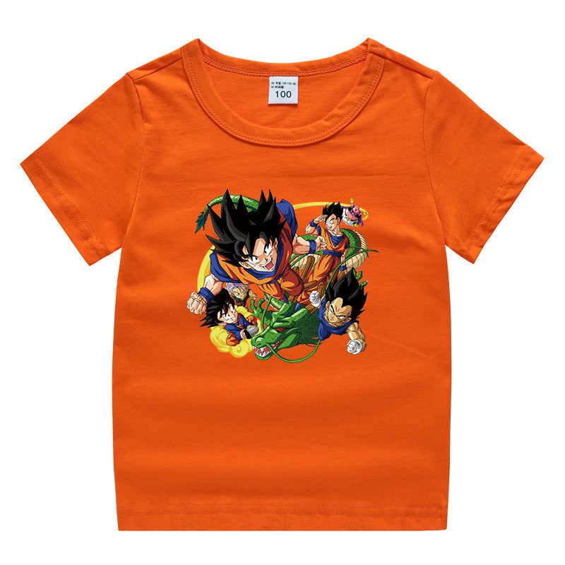 Dragon Ball Children's Summer Clothing Short Sleeves