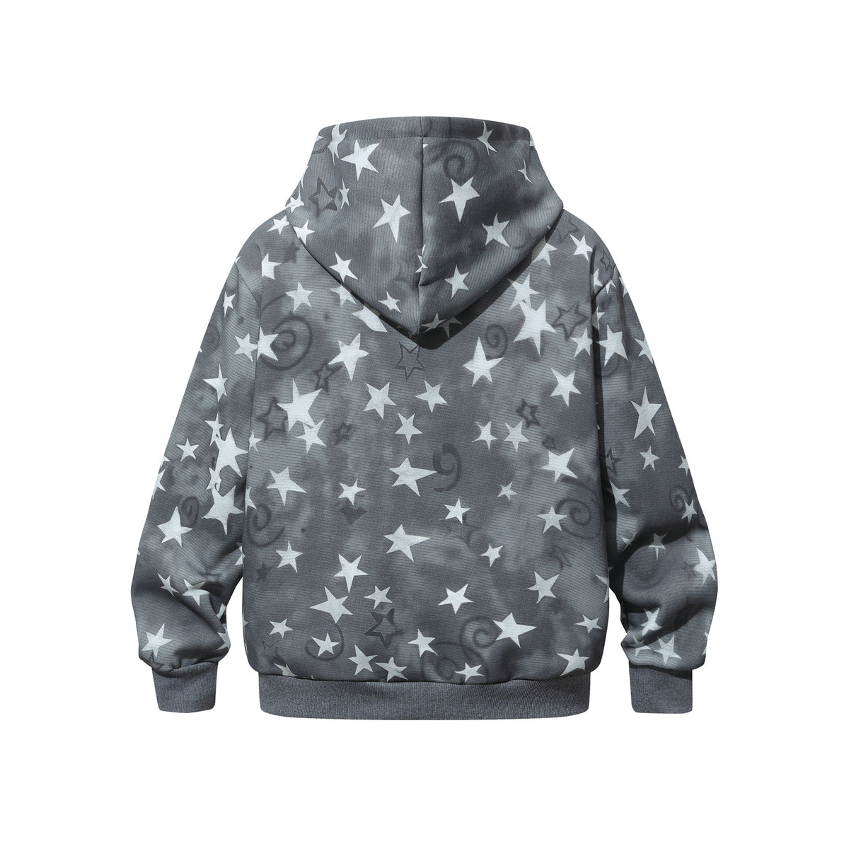 Batik-Hoodie mit Sternenprint