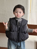 Jeans Thickened Vest Children's Three-Piece Set Sweater Underwear Kids