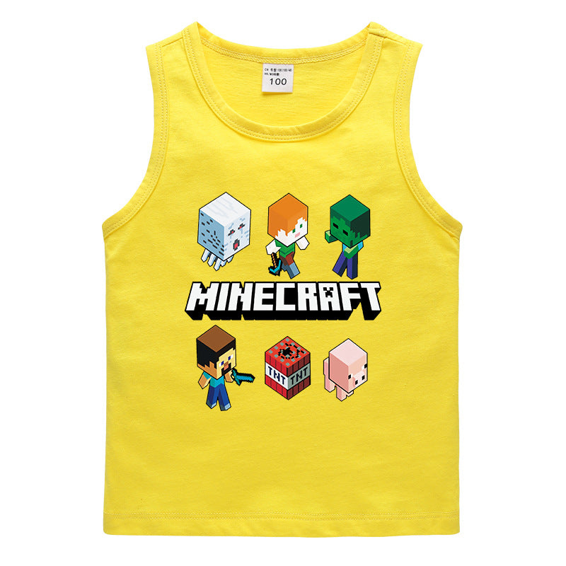 Children's vest cotton base shirt