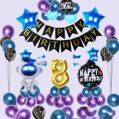 Astronaut Ballon-Set zum Kindergeburtstag – Ansicht 9
