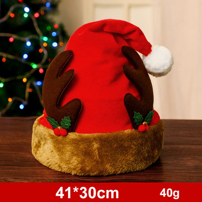 Weihnachtsmütze mit Schneemann, Elch oder Weihnachtsmann – Ansicht 45