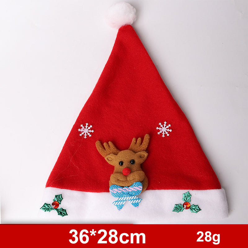Weihnachtsmütze mit Schneemann, Elch oder Weihnachtsmann – Ansicht 9