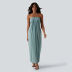 【Creator’S Pick】Halara Halter Tie Back Maxi Dress with Pockets