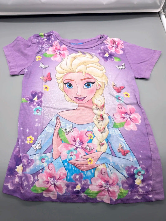 Disney T-Shirt flieder mit Elsa, Vorderseite
