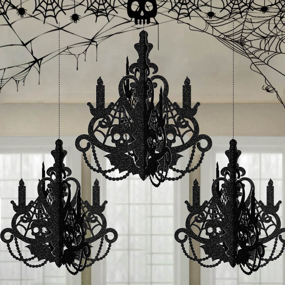 Halloween Decorative Hanging Ornament, Sewn 3D Hanging Decoration for Halloween Party Decor