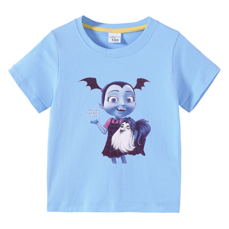 Vampirina children's summer clothing short sleeved