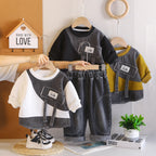 Children's long sleeved baby hoodie two-piece set