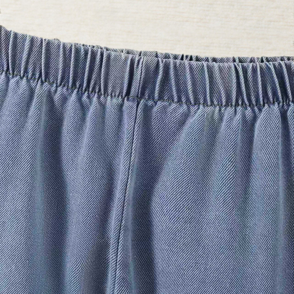 Denim Cargo Pants 2-Piece Set for Boys