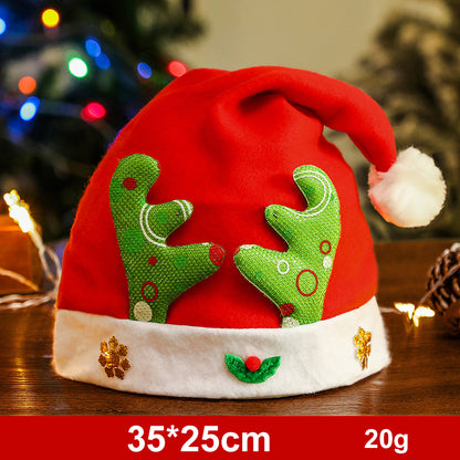 Weihnachtsmütze mit Schneemann, Elch oder Weihnachtsmann – Ansicht 11